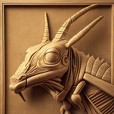 3D model st Grasshopper camel famous animal (STL)